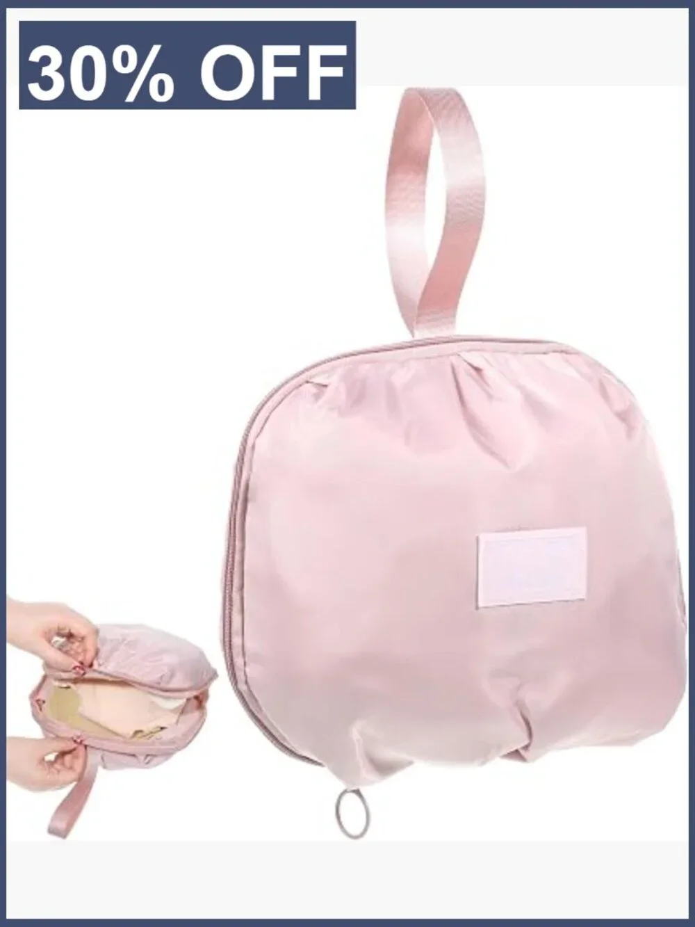 Travel Underwear Organizer Bag, Portable Packing Cube with Handle,
